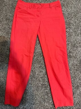 Express Editor Red Women's Dress Pants